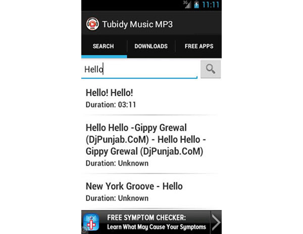 download tubidy search engine mp4 song